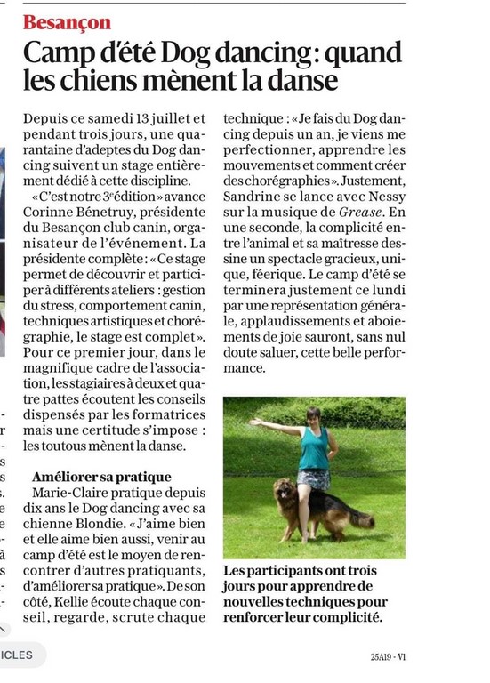 Article Est Republicain 13 juillet 2024